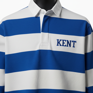Polo de rugby 100 % coton molletonné uni à manches longues, léger et respirant, 330 GSM, pour homme, avec logo brodé personnalisé, OEM, vente chaude - Product Image 3