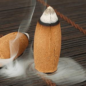 Natural Agarwood <b>Incense</b> <b>Cones</b> Premium Oud Scent For Meditation Yoga Relaxation - Product Image 3