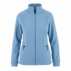 Blouse de travail médicale sportive pour femme, entièrement zippée, uniforme médical, veste d'hôpital pour médecin, manteau de réchauffement avec poche fonctionnelle, blouses de travail - Product Image 2