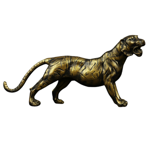 Statue de lion de style européen, ornement écologique en résine 3D pour la maison, le meuble TV, le meuble à vin, le salon, le bureau, le bureau à domicile - Product Image 1