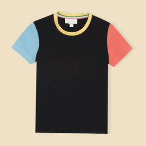 T-shirt pour garçons, léger, en coton, manches courtes, style décontracté, col rond, avec logo personnalisé - Product Image 1