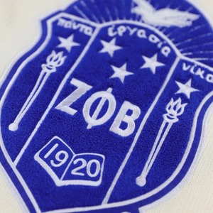 Suéter con cuello en V para hermandades, jersey de punto con cuello en V Zeta Phi Beta, venta al por mayor, logotipos personalizados, ropa griega para hermandades - Product Image 4