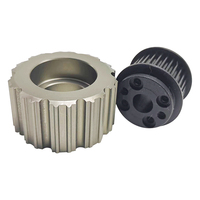 OEM ODM GT2/GT3/GT5 Timing Belt Pulley CNC Aluminium Alloy 3 Alur Gigi Dapat Disesuaikan Disinkronkan untuk Mesin Industri