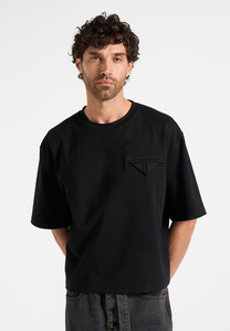 Camiseta Unisex de Manga Larga, Tejido de Poliéster Grueso, Cuello Redondo, Corte Holgado, con Bolsillo Frontal, Color Personalizado - Product Image 4