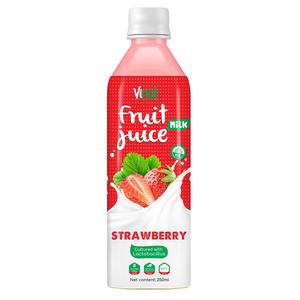 Bebida saludable de 500ml Lactobacillus Acidophilus con jugo de fresa - Product Image 1