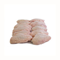 Ailes de poulet congelées brutes de qualité supérieure, pour peaux blanches uniquement, fraîches et congelées, mi-entailles