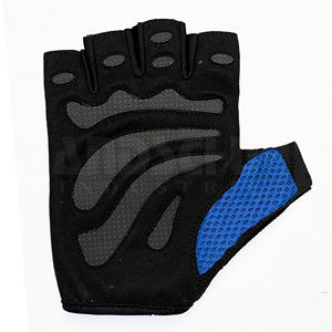 Gants de musculation professionnels bleus et noirs avec rembourrage amélioré de la paume |   Poignée antidérapante de qualité supérieure pour un équipement de musculation ultime - Product Image 5