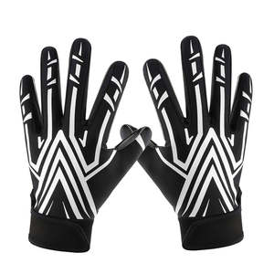 Gants de football américain professionnels les plus vendus, en néoprène et latex, à doigts complets, respirants, anti-humidité, antidérapants, pour le sport rapide - Product Image 5