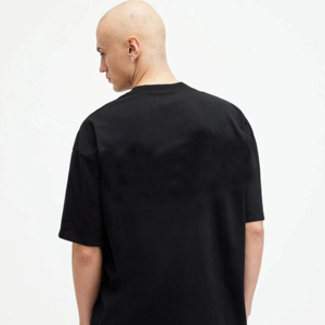 T-shirt élégant pour homme à col rond, confortable, impression sérigraphique personnalisée, 100% coton, manches courtes, design tricoté, polyvalent, en stock - Product Image 3