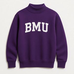 Sudadera Urbana de Cuello Alto para Mujer, Estilo Oversize, de Algodón Suave y Felpa, Cálida y Cómoda, para Invierno - Product Image 1