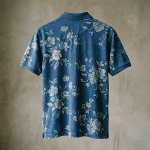 เสื้อเชิ้ตคอเต่าแขนสั้นผู้ชาย ผ้าสแปนเด็กซ์/โพลีเอสเตอร์ ทอแบบแจ็คการ์ด น้ำหนัก 320 กรัม ลายเรียบ ระบายอากาศได้ดี และเป็นมิตรกับสิ่งแวดล้อม - Product Image 3