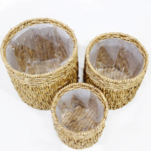Artex Dong Thap Factory <b>Large</b> Outdoor Garden Planters Seagrass Rope Water Hyacinth Weaving <b>Flower</b> <b>Pots</b> Durable & Stylish - Product Image 3