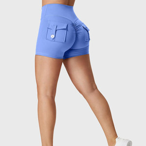 Shorts de sport personnalisés, très demandés, légers, coupe classique, confortables, respirants, pour la course et la gym, taille mi-haute, taille élastique unie, séchage rapide - Product Image 3