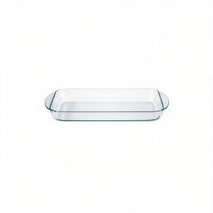 Plat à four rectangulaire en verre 32*20*5cm, plat à rôtir de qualité supérieure - Product Image 2