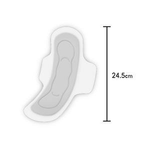 Sanita ผ้าอนามัยแบบใช้แล้วทิ้งมีปีกแบบบางเย็น24.5ซม. - Product Image 4