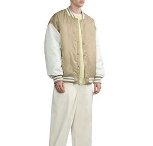 Veste universitaire en satin personnalisée unisexe 2024, veste de cyclisme pour homme taille XL, col à capuche, tissu tissé d'hiver, couleurs personnalisables - Product Image 3