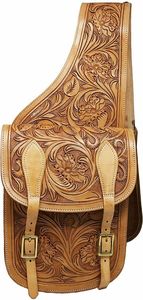 Bolsa de Cuero 100% Búfalo para Sillín de Caballo Estilo Western y Motocicleta, Hecha a Mano, Tallada a Mano, Color Personalizado, Logotipo, Acero Inoxidable - Product Image 2