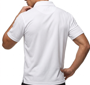 Camisa de Trabajo de Manga Corta para Hombre, Color Sólido, con Logotipo Personalizado, Transpirable, de Secado Rápido, Poliéster/Algodón, con Bolsillo, Hecha en China, Sin Costuras - Product Image 4