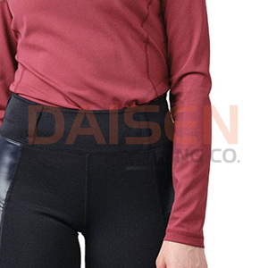 Ladies Equestrian Training Wear <b>Long</b> <b>Sleeve</b> Breathable Riding Top Built for Flexibility and All Day Comfort - Product Image 4