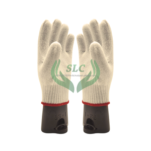 Cómodos guantes antideslizantes de seguridad de algodón para aplicaciones industriales de construcción en general - Product Image 3