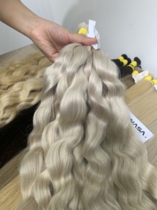 Black Hair Extension Keratin Prebond Flat Tip 100% Raw Vietnamese hair premium quality - Product Image 2