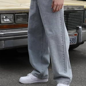 Jeans Baggy Homme Personnalisés Streetwear en Gros – Nouvelle Collection Denim Ample et Large de Haute Qualité pour Hommes – Tailles Variées - Product Image 3