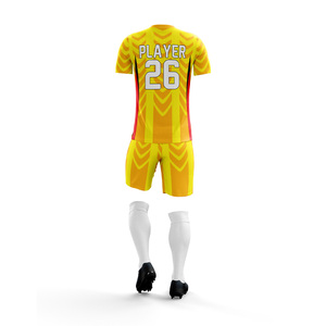 ชุดฟุตบอลพรีเมียม เสื้อและกางเกงขาสั้น น้ำหนักเบา ระบายเหงื่อได้ดี สำหรับสโมสรและโรงเรียน ขายส่งจำนวนมาก - Product Image 3