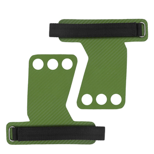 Poignées de musculation réglables antidérapantes en polyester, protection de la paume sans trou pour la musculation en salle, protection de la paume en cuir - Product Image 6