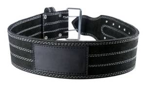 Cinturón de Levantamiento de Pesas de Cuero Genuino con Logotipo Personalizado, Cinturón de Soporte Lumbar para Gimnasio, Fitness, Powerlifting, Entrenamiento de Fuerza y Culturismo - Product Image 3