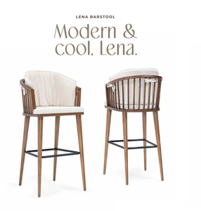 Modern Solid Wood Luxury Bar Chair Upholstered Cushioned Counter <b>Stool</b> Tapered Leg Metal Base Fixed Armrest Seating Restaurant - Product Image 1