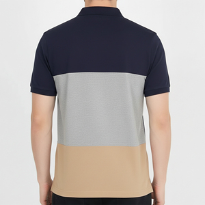 เสื้อยืดแขนสั้นผู้ชาย ผ้าคอตตอนเจอร์ซีย์ถัก ระบายอากาศได้ดี สวมใส่สบาย ทรงปกติ พิมพ์ลายโลโก้ด้านหน้าด้วยเทคนิคฮีททรานเฟอร์ น้ำหนัก 180 กรัม - Product Image 3