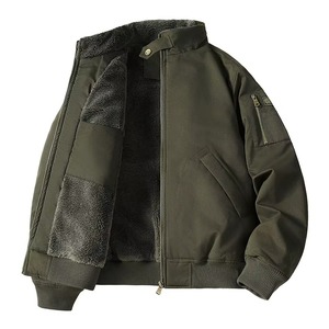 <b>Men</b> 2026 Winter New <b>Fleece</b> <b>Thick</b> Warm <b>Jacket</b> <b>Men</b> Fur Casual Windproof Coat <b>Men</b> Autumn Outwear Fur Collar - Product Image 2