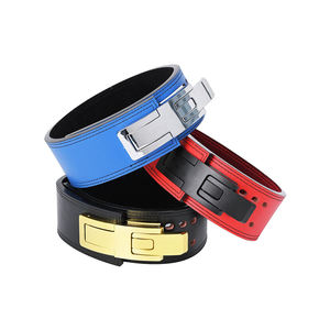 Cinturones de Gimnasio de Cuero Vacuno de Longitud Personalizada, Transpirables y Duraderos, para Hombres y Mujeres, con Hebilla de Acero, para Fitness, Levantamiento de Pesas, Powerlifting y Sentadillas - Product Image 3