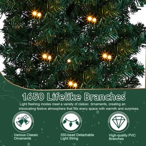 Arche de Noël Artificielle en PVC Réaliste pour Décoration Intérieure et Extérieure, Fêtes, Mariages, Arche de Noël Festive Réaliste - Product Image 3