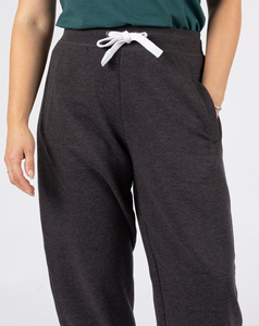 Pantalon Harem en molleton taille haute sur mesure pour femme, coupe ample, longueur intégrale, avec cordon de serrage, couleur unie, décontracté, pour l'automne, taille XL - Product Image 3