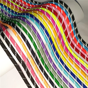 Cordón Reflectante de Alta Calidad para Ropa Deportiva, Accesorios para Prendas con Puntas de Plástico y Logotipo Grabado/Serigrafiado - Product Image 6