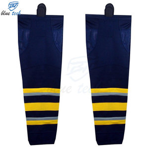Chaussettes de hockey sur glace personnalisées, respirantes, écologiques, antibactériennes, pour équipes professionnelles, durables, extensibles, pour joueurs adultes - Product Image 1