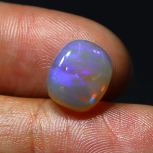 Opale naturelle australienne de 5 carats, pierre précieuse solide de Coober Pedy, opale de bonne qualité, feu bleu, faite à la main pour la fabrication de bijoux - Product Image 1