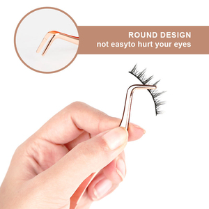 Pince à cils professionnelle 2 en 1, applicateur de faux cils, outil d'application de cils avec peigne pour extension de cils - Product Image 4