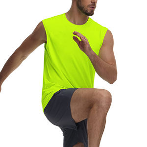 Camisetas sin mangas para hombre, modernas, con logo personalizado, camisetas sin mangas para verano, playa, natación, chalecos deportivos para hombre - Product Image 4