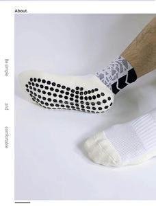 Chaussettes de football à semelle épaisse, chaussettes de sport personnalisées avec logo, chaussettes de football de qualité supérieure, antidérapantes - Product Image 6