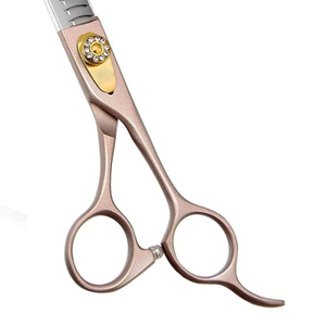 Tijeras Profesionales para Adelgazar el Pelo de Mascotas, para Diestros, Mango Largo, 28 Dientes, Acero Inoxidable, para Peluquería Canina y Felina - Product Image 3