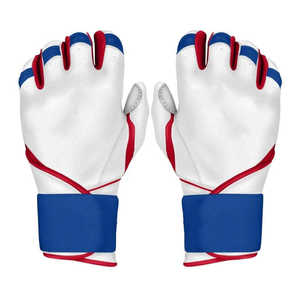 Hot Selling Premium Quality Custom Baseball Softball <b>Batting</b> Gloves Breathable Polyester/Cotton Hook Loop Closure Customized - Product Image 1