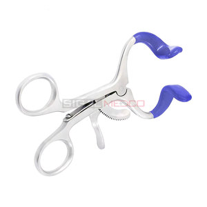 Molt Mouth Gag Bleu 4,5 pouces, outil de chirurgie buccale de qualité supérieure avec embouts en PVC bleu, instrument médical de qualité A+ pour la dentisterie - Product Image 1