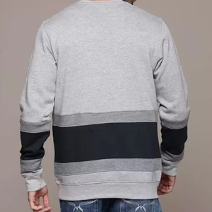 <b>Mens</b> Casual <b>Sweatshirt</b> Premium Fleece <b>Crewneck</b> Pullover Long Sleeve Top Custom Embroidery Printing OEM Apparel <b>Sweatshirts</b> OEM - Product Image 3