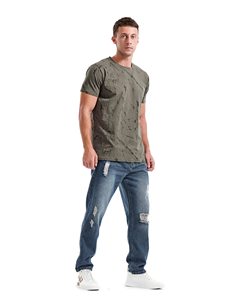 T-shirt pour homme en sublimation, 100% coton, mode estivale, haute qualité, léger, séchage rapide, écologique, coupe ample, manches courtes - Product Image 3