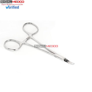 Pinzas de sujeción planas de acero inoxidable de alta precisión para anclajes dérmicos, herramienta profesional para piercing corporal, las más vendidas - Product Image 4
