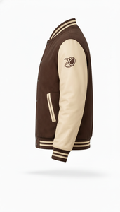 Veste d'hiver de style américain durable en tissu polaire avec broderies et patchs, à capuche, respirante, séchage rapide, écologique - Product Image 2