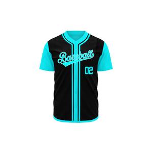 Custom Short Sleeve Baseball Shirts Blank Polyester Sublimation Printing Baseball Jersey Low MOQ Baseball Uniforms - Product Image 5