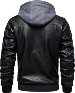 <b>Men's</b> Genuine Cowhide <b>Leather</b> Biker <b>Jacket</b> Slim Fit Zipper Motorcycle Style OEM Custom Logo Wholesale Factory Price - Product Image 2